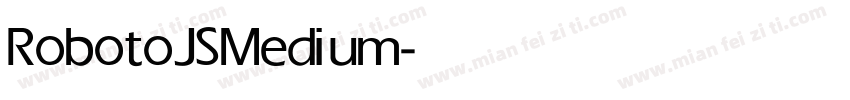 RobotoJS Medium字体转换